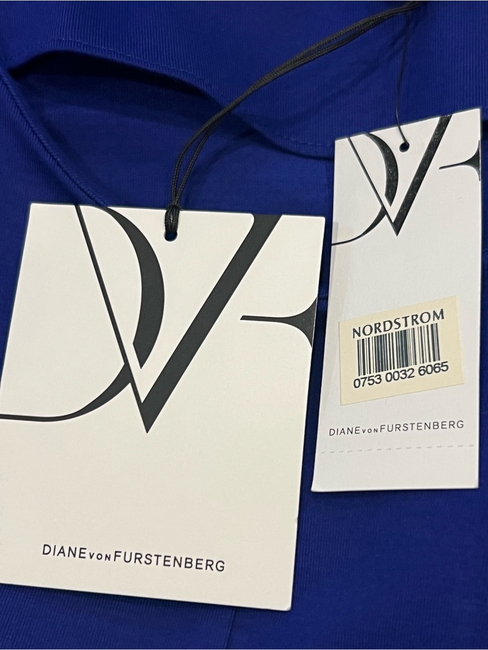 Diane Von Furstenberg Raquel Sheath Dress Royal Blue Tanza Chic Minimalist - Picture 5 of 14